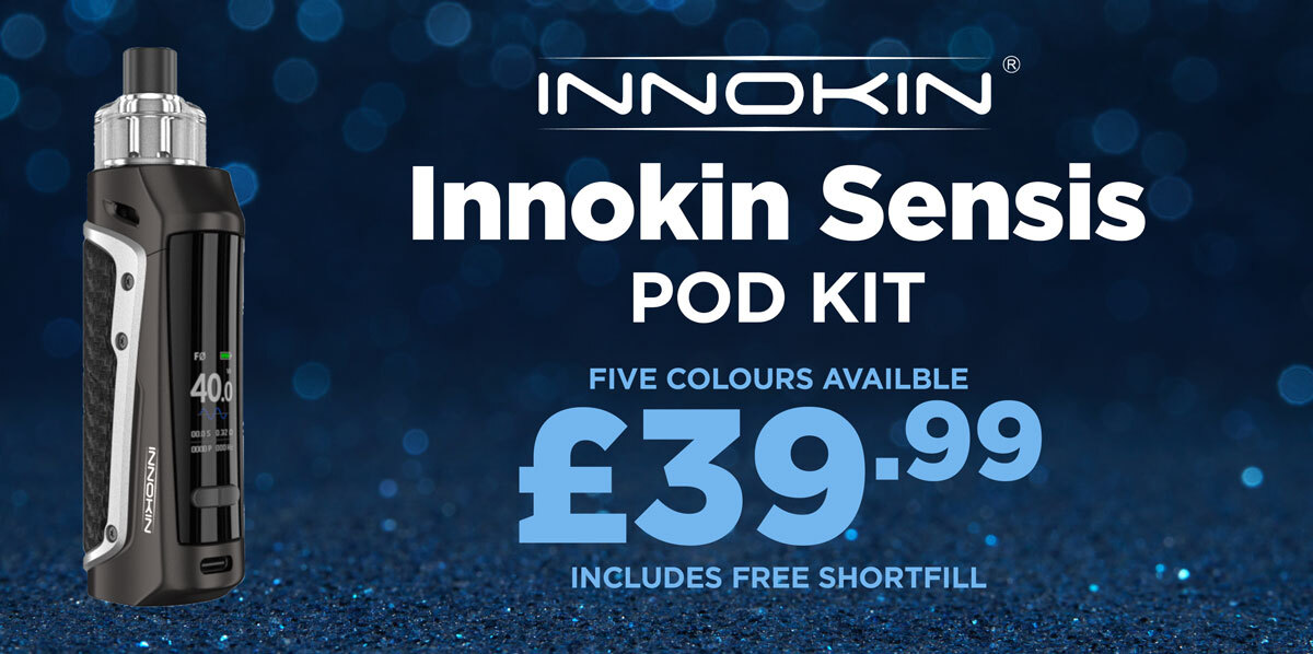 Vapable's tweet image. A compact pod kit with an output of 40w. With variable wattage, this pod kit comes with a 510 adaptor so you can use it with any standard tank!

vapable.com/product/innoki…