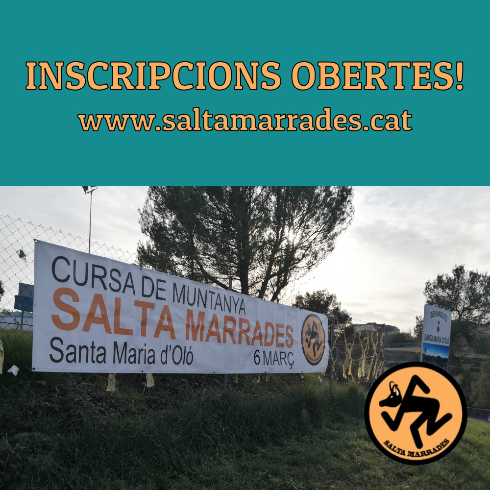 CeoOlo's tweet photo. Inscripcions obertes! Entreneu i gaasss! https://t.co/BhrzgsAkNe #saltamarrades2022 #saltamarrades #santamariadoló https://t.co/fEr7GQXlsV