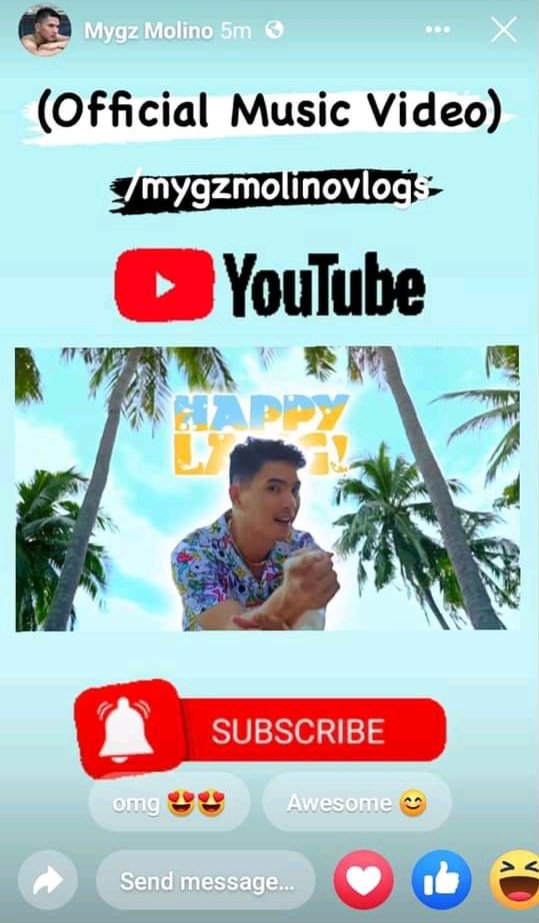 Be appreciative to people who are staying with you even in your darknest.

Congratulations Mygz Molino 
#HappyLangOutNow
#MygzMolino1stMusicVideo