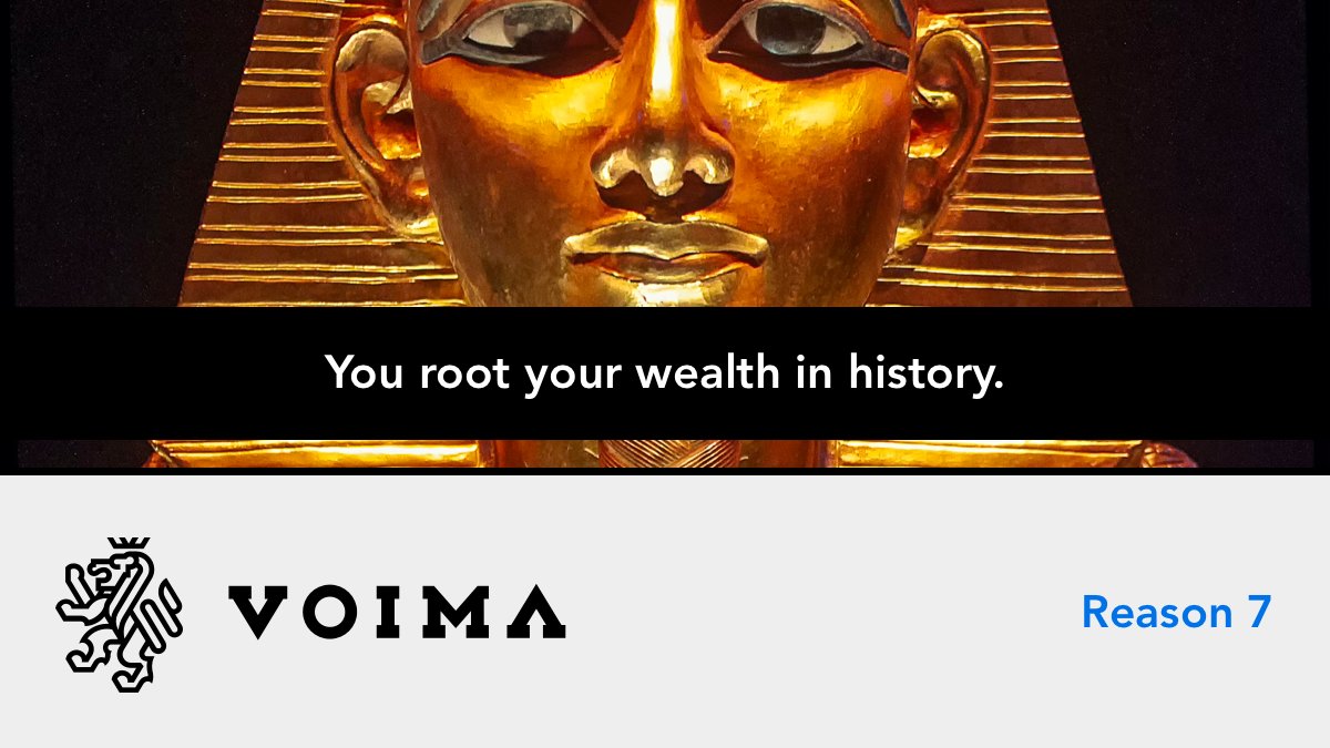 VoimaGold's tweet photo. The oldest gold coins were minted in circa 550 BC — more than 2,500 years ago. You could deposit them today to your Voima Account and they would still be worth their weight in gold. #getsomegold 🏅 https://t.co/NiNyekleoH