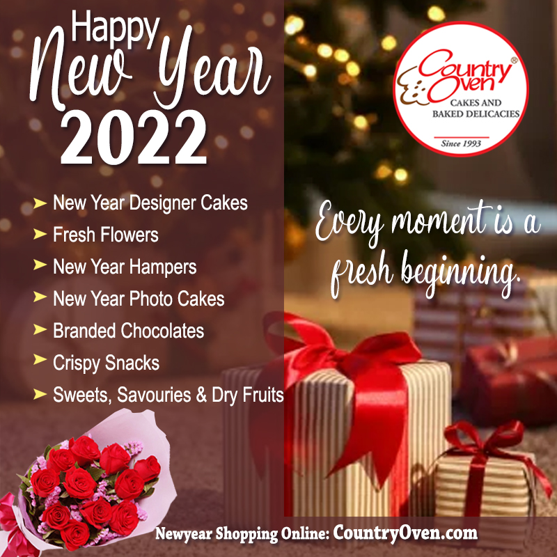 CountryOven93's tweet photo. Every Moment is a fresh beginning....

Use Promo Code: NY15 to avail 15% OFF on Cakes &amp; Flowers *T&amp;C Apply.

Order Now: https://t.co/gcKzJTOayy

#newyear #newyear2022 #newyearparty #happynewyear #happynewyear2022 #newyearsresolution #newyearscelebration #countryoven https://t.co/GHaGpFRb1I