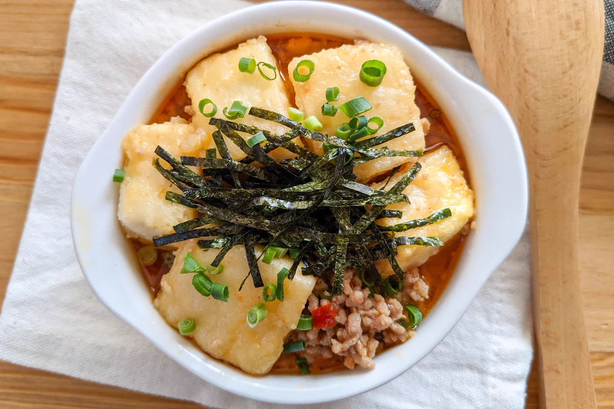 この美味さ悪魔的！？「悪魔の揚げ出し麻婆豆腐」の作り方！