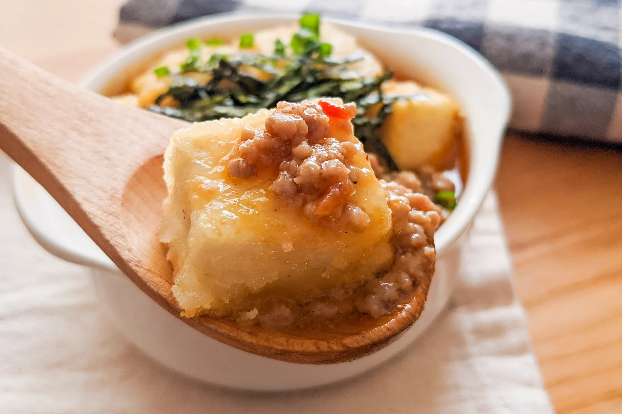 この美味さ悪魔的！？「悪魔の揚げ出し麻婆豆腐」の作り方！