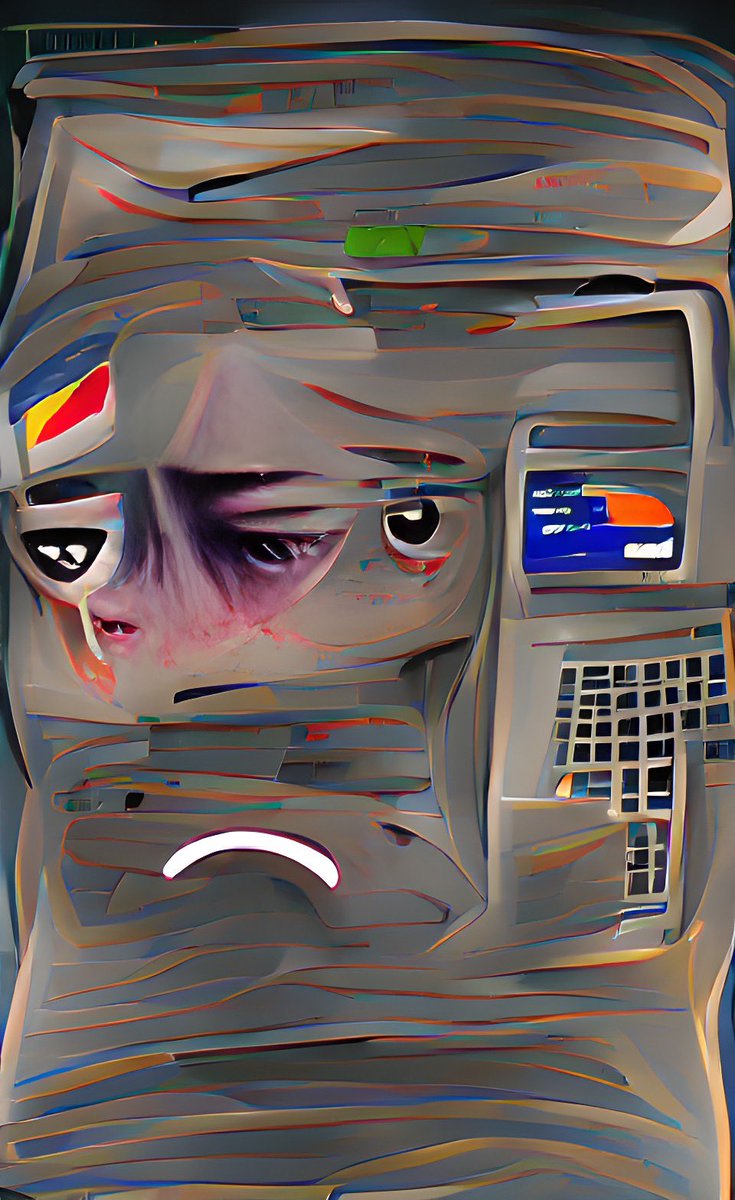 Disturbing AI Art tweet media