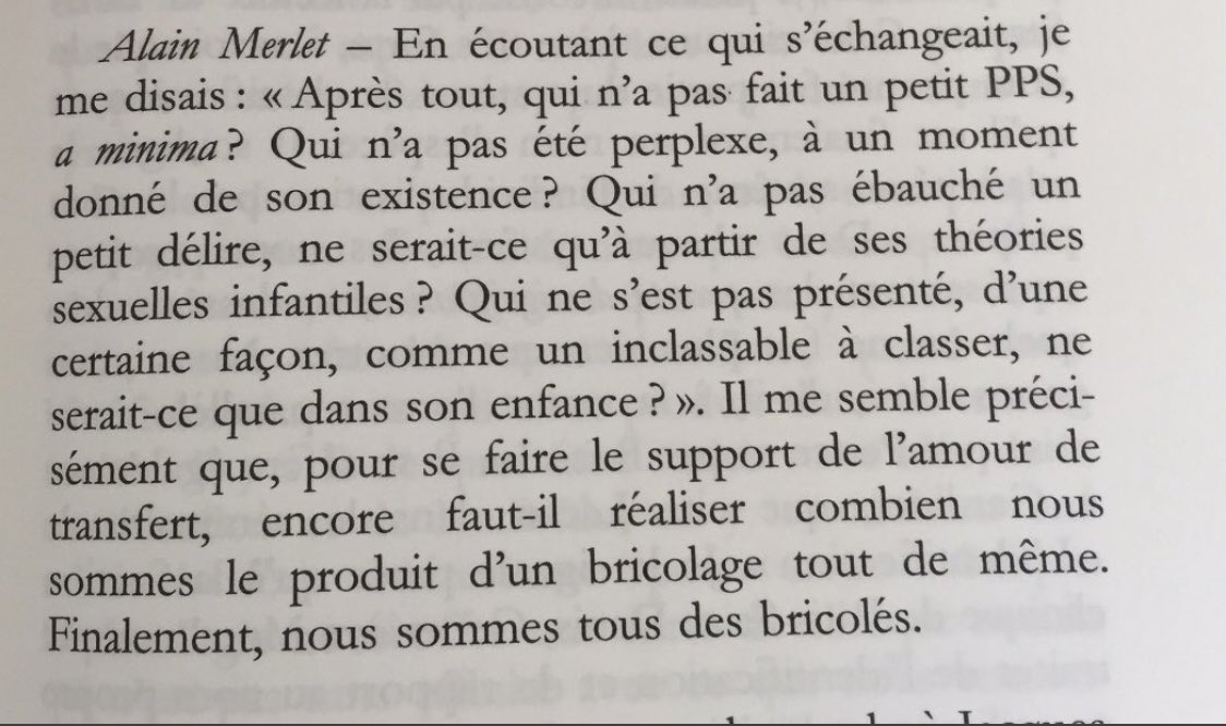 sevelaure's tweet photo. ##conversationdArcachon @Jamplus #Merlet "nous sommes tous des bricolés 1997 

Alain Merlet https://t.co/5KnApCIjvn