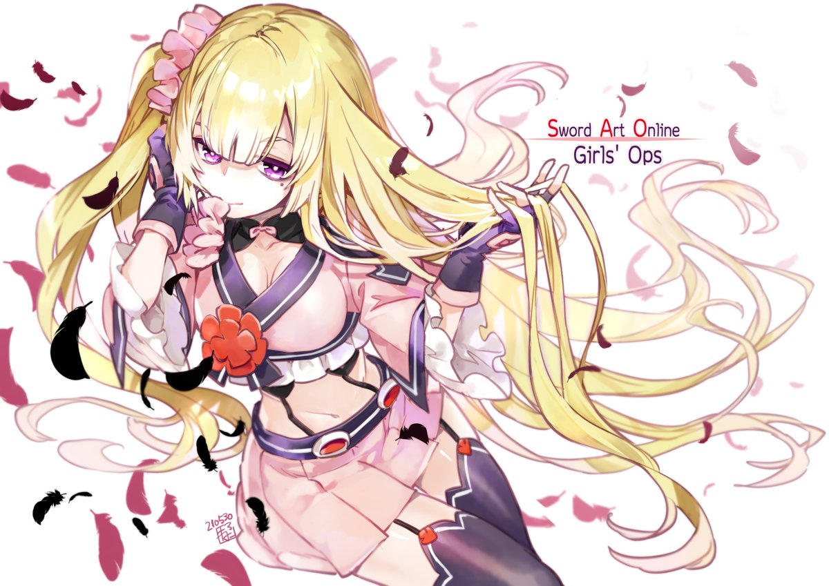 うちの友アシ最推しのグウェンさん。ひっそり大人バージョンのデザインお気に入りだったり。SAOロストソングにうちの子出た時ぁ、ほぎゃー!ルクス動いてる可愛い動いてる小さい動いてるでかい!てなったものです。最高です。キリトの「俺と似てる??」イベント大好きです。ありがとうございます!