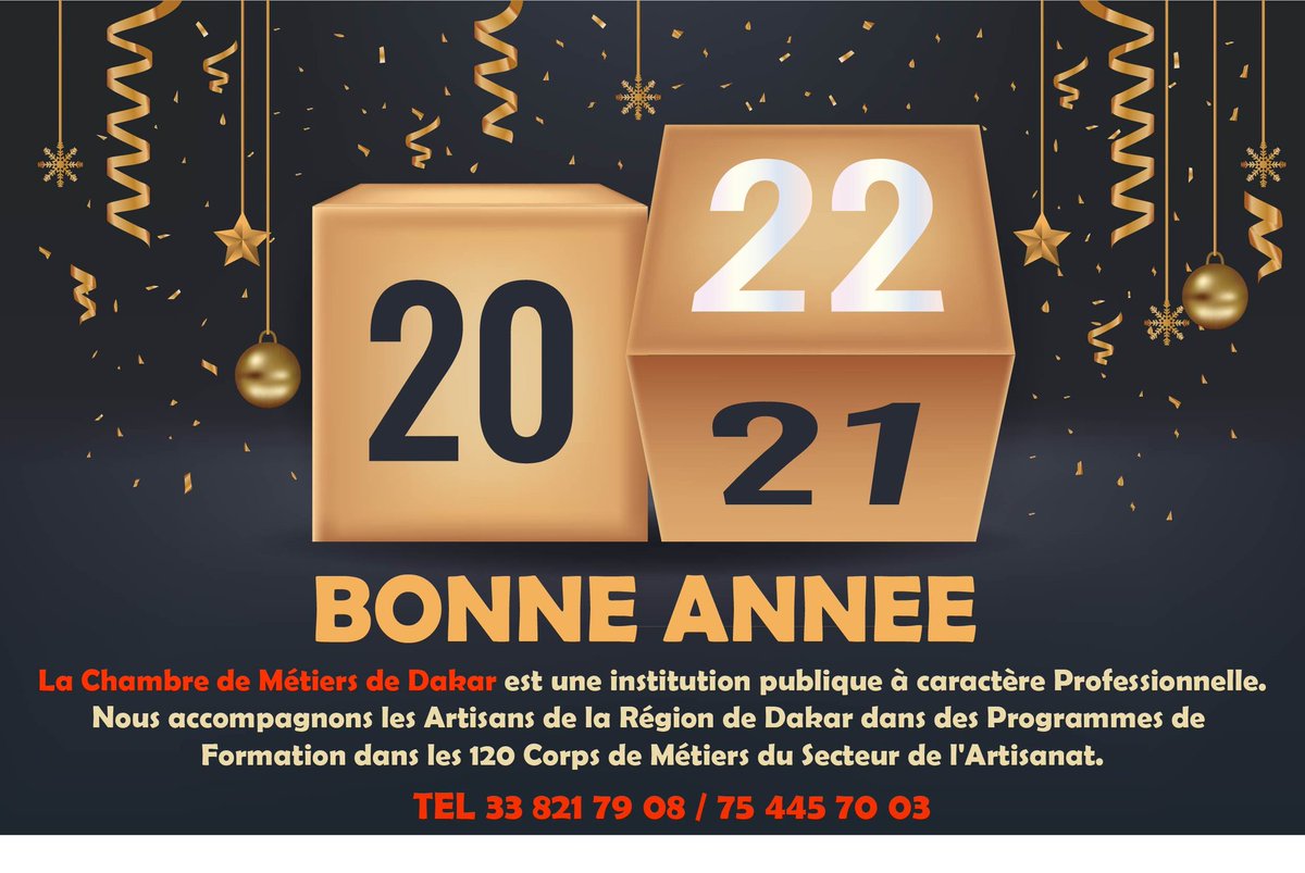 cmdakar1's tweet photo. Joyeux Noël et Bonne Année  2022 
#Christmas #Dakar2022 #senegalais https://t.co/RyYeMWqLTH