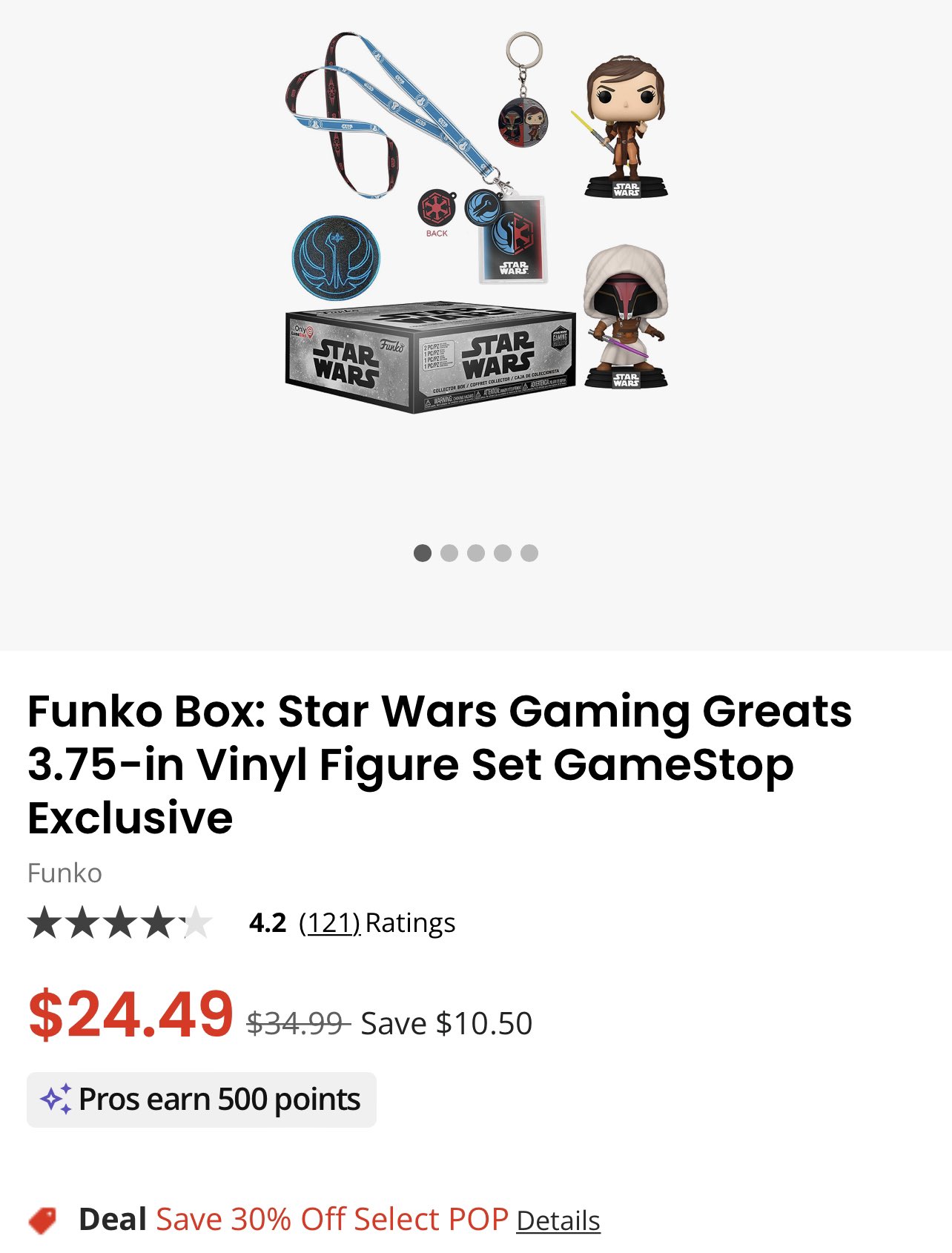 Funko Box: Star Wars Gaming Greats 3.75-in Vinyl Figure Set GameStop  Exclusive