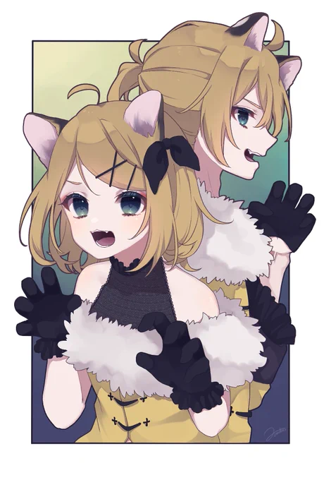 2021年で描いた鏡音 