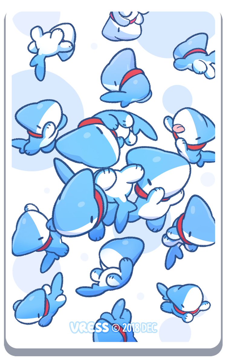 vress_shark's tweet photo. 브레스들! 🦈 Vresses!

December card art for $3+ patrons from 2018!
3달러 이상 후원자를 위한 2018년의 12월 카드아트입니다!

you can download this in here! / 여기서 다운로드 가능합니다! ▶ https://t.co/uDdVbueg3G https://t.co/OFJWIk2MFV