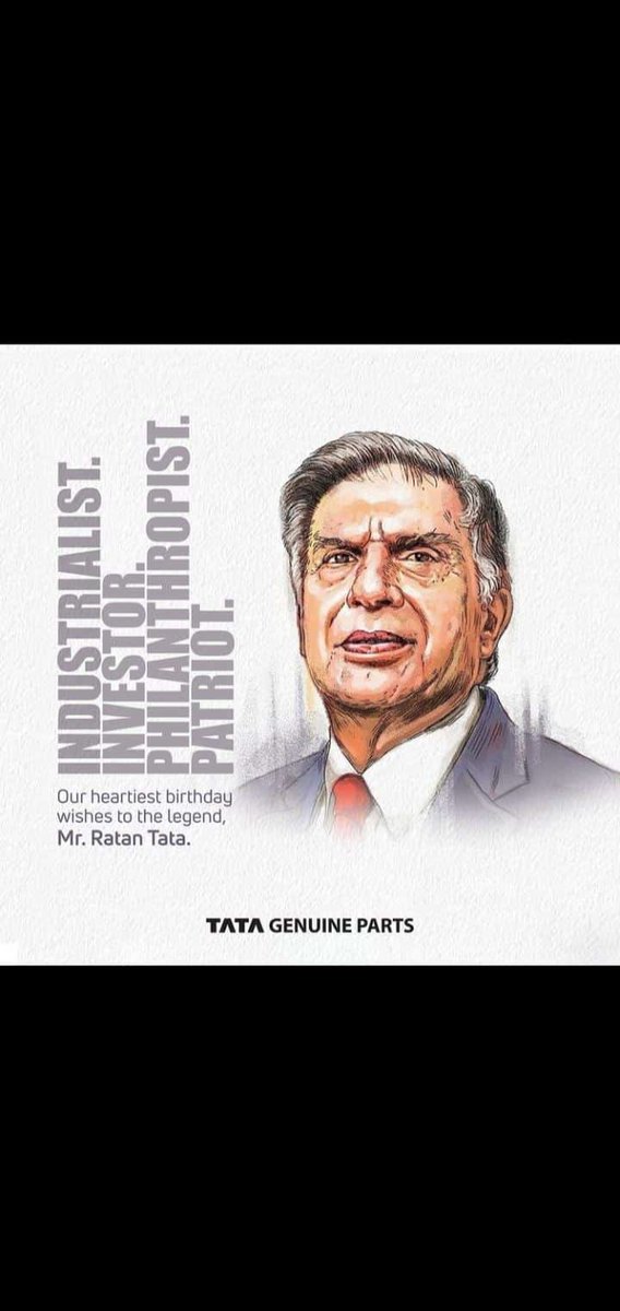 SamuelMathachan's tweet photo. A very heartly happy birthday wishes Mr. @RNTata2000 sir https://t.co/aleinJfFNB