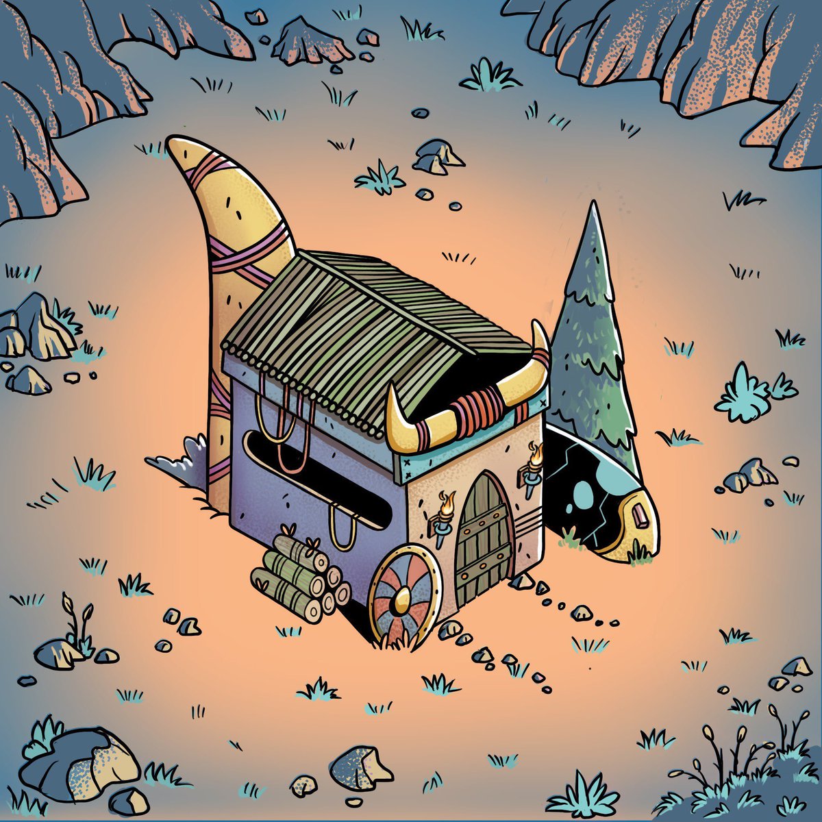 The art on <a href="/Space_Heads_NFT/">𝐒𝐩𝐚𝐜𝐞 𝐇𝐞𝐚𝐝𝐬 |👽| $𝙷𝙴𝙰𝙳𝚂</a> is insane and there is so much more to come. Opened one of my 6 capsules as I'm getting more $HEADS for keeping them un-opened. I believe that's a good play as I don't plan on selling anytime soon. What's this guy gonna build in the metaverse?