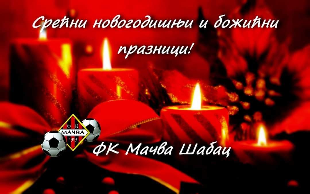 FKMacvaOfficial's tweet photo. Poštovani saradnici, dragi navijači i svi lјubitelјi fudbala, želimo Vam srećne Novogodišnje i Božićne praznike! Provedite ih u zdravlјu, lјubavi i veselјu. Da naredna godina bude ispunjena sportskim uspesima i ostvarenjem želјa na poslovnom i privatnom planu! 

Vaša MAČVA 🔴⚫⚽ https://t.co/3BLAeokVPc