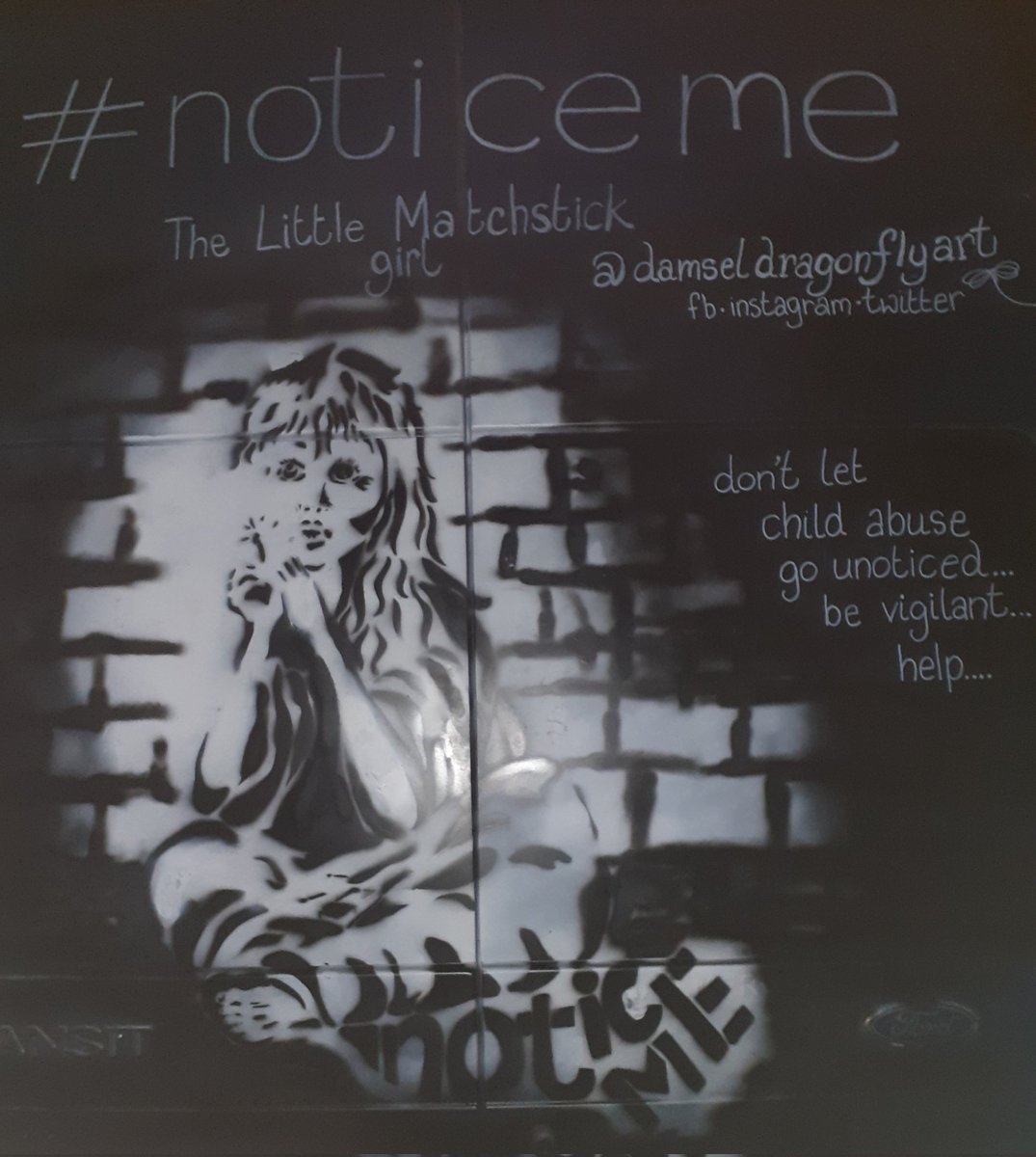 #noticeme The Little Matchstick Girl. Care, be part of your community...relight the spirit of looking out for each other and help the children...who have no voice and our struggling families. #childabuseawareness @everychildmatters