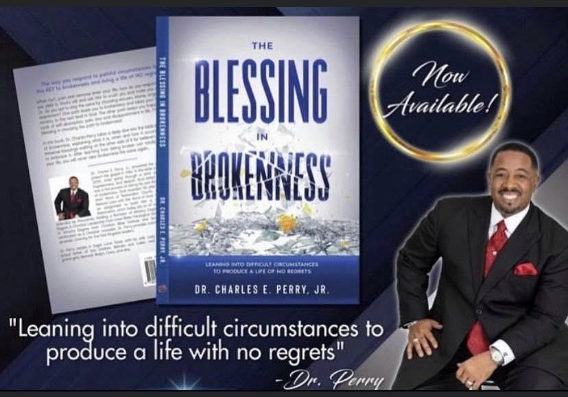 WORIChurch's tweet photo. NOW AVAILABLE! Bring in your new year with healing and hope by purchasing a copy of “The Blessing in Brokenness” by Apostle Charles E. Perry, Jr. The book is available for pick up at the church or shipment by mail.  Order your copy online: https://t.co/E789VKXOKm https://t.co/e3K2fqFccR