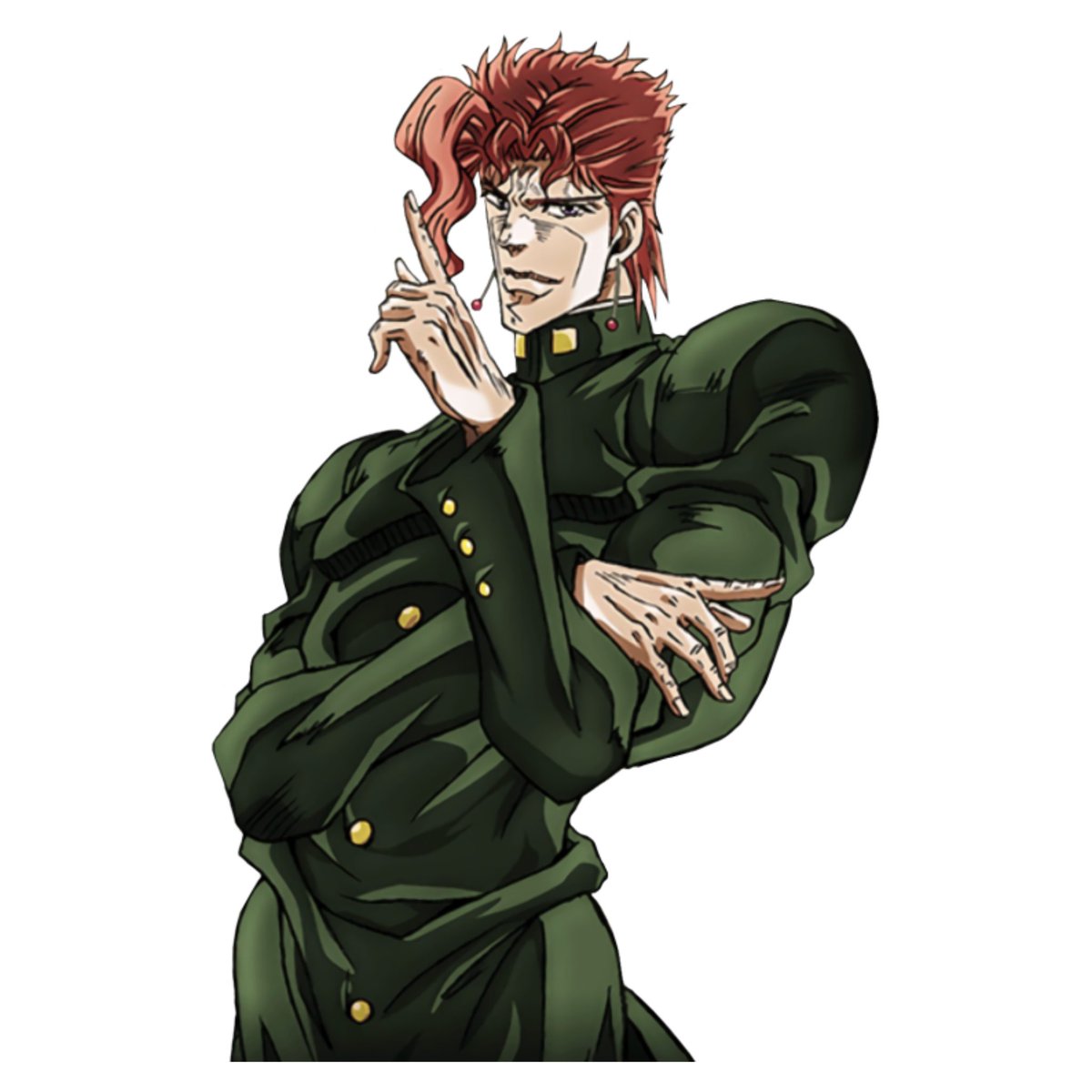 CCupcakes181's tweet photo. @Chomblerone Kakyoin but fat https://t.co/bmhAtalKl7