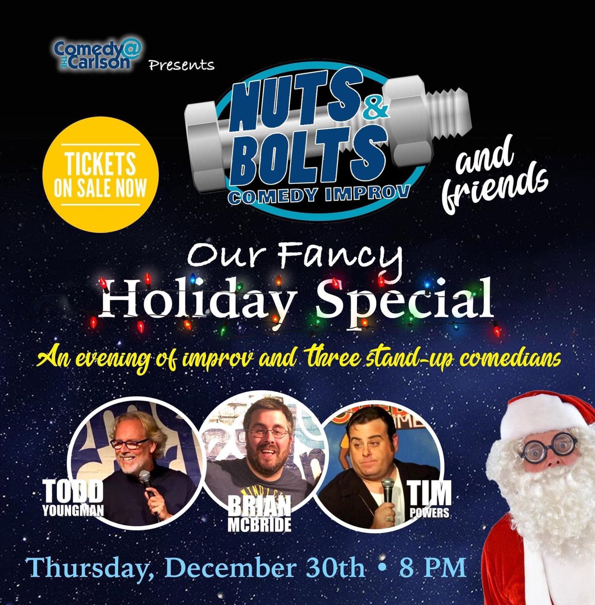nabcomedy's tweet photo. End the year right, tonight! Tonight’s the night of our last show of 2021 and we have stand up as well. Stop on by! https://t.co/LPZKbKKTVd