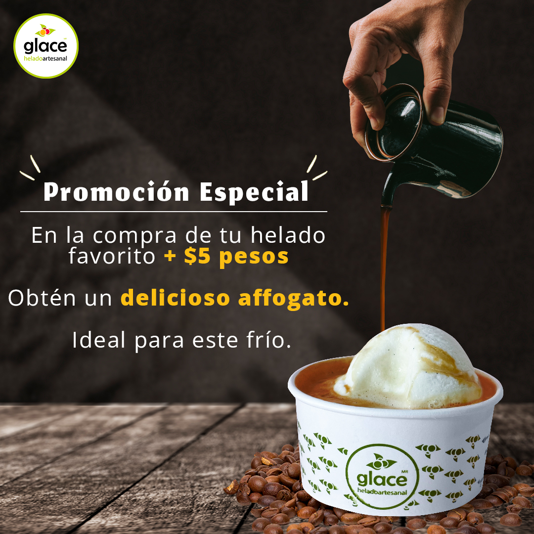 ¡Un postre con mucho sabor!

Así es nuestro #Affogato, una mezcla deliciosa de café espresso con helado Glace.

Los esperamos en: Av. Coyoacán 360-Local A, código 2, Del Valle Norte 👉 bit.ly/3aoXK05