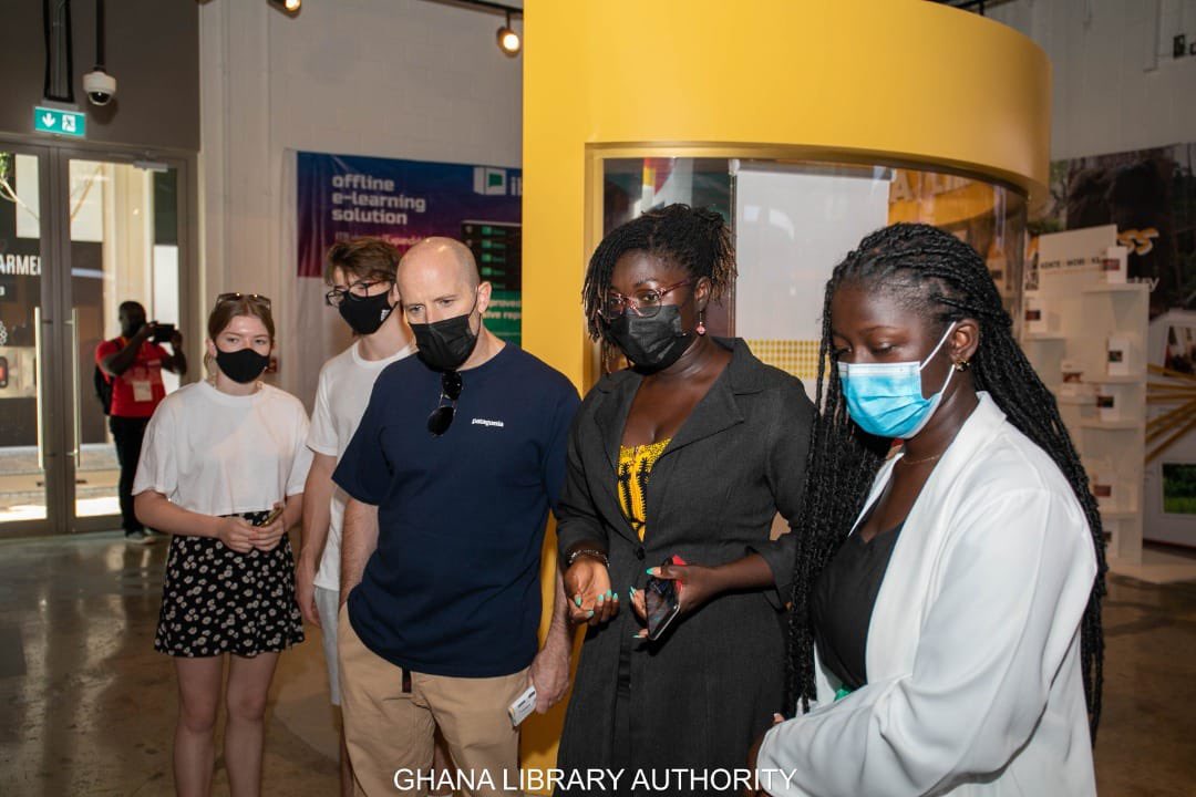 ghanalibraries's tweet photo. As an agency under the Ministry of Education, delegates from the Ghana Library Authority participated in the Dubai Expo 2020 to sensitize individuals on the operations of the Ghana Library Authority and discuss possible partnerships.
#UNPSAwinner
#eliminatinglearningpoverty https://t.co/mpjD6OiQm5