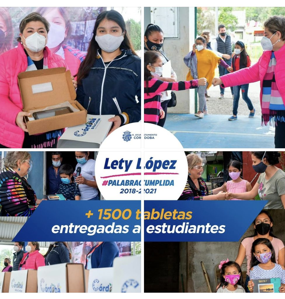 AytoCbaVer's tweet photo. Cumplimos con la educación📚
A favor de las familias cordobesas hicimos entrega de equipo electrónico para que alumnas y alumnos siguieran tomando sus clases en línea.

#PalabraCumplida. https://t.co/pji6rElahm