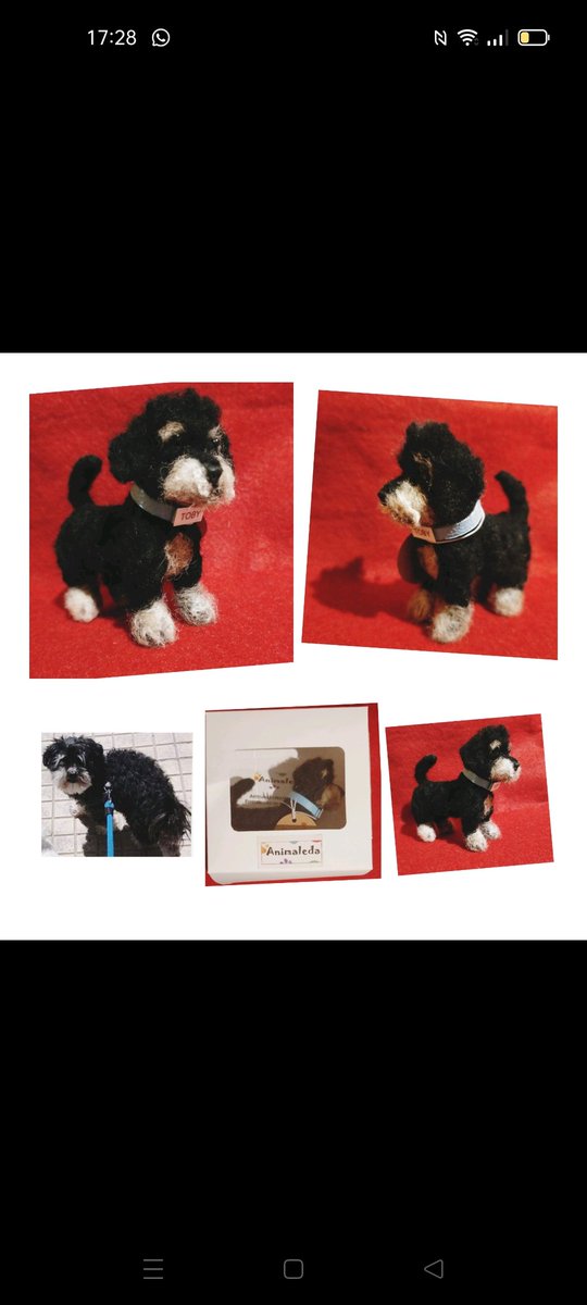 AnimaledaArt's tweet image. Repetimos encargo personalizado! Último perrito que llegará a tiempo para ser un regalito especial de Reyes💝👑🌠

#handmadedog #customdog #perros #memorialpets