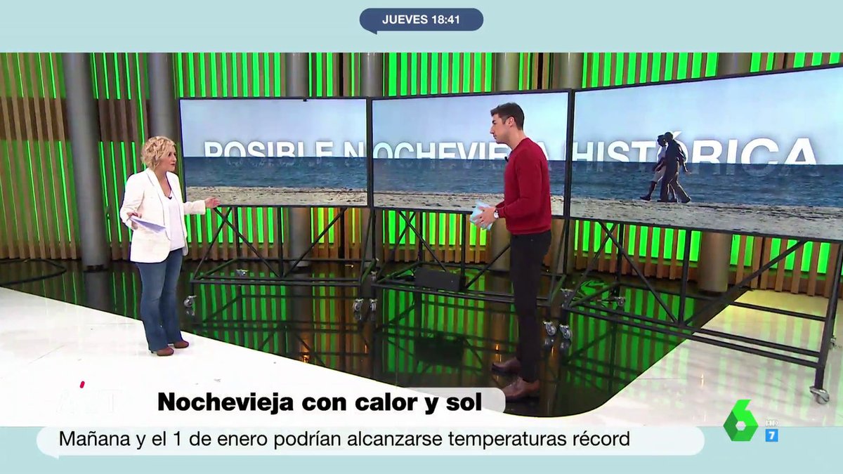 MVTARDE's tweet photo. 🔴 @fcocachometeo nos trae ya la previsión meteorológica para esta Nochevieja, que promete ser una de las más cálidas desde que se tienen registros. ▶ #MVTMeteo https://t.co/siOjRU32tu https://t.co/998FtGrhSZ