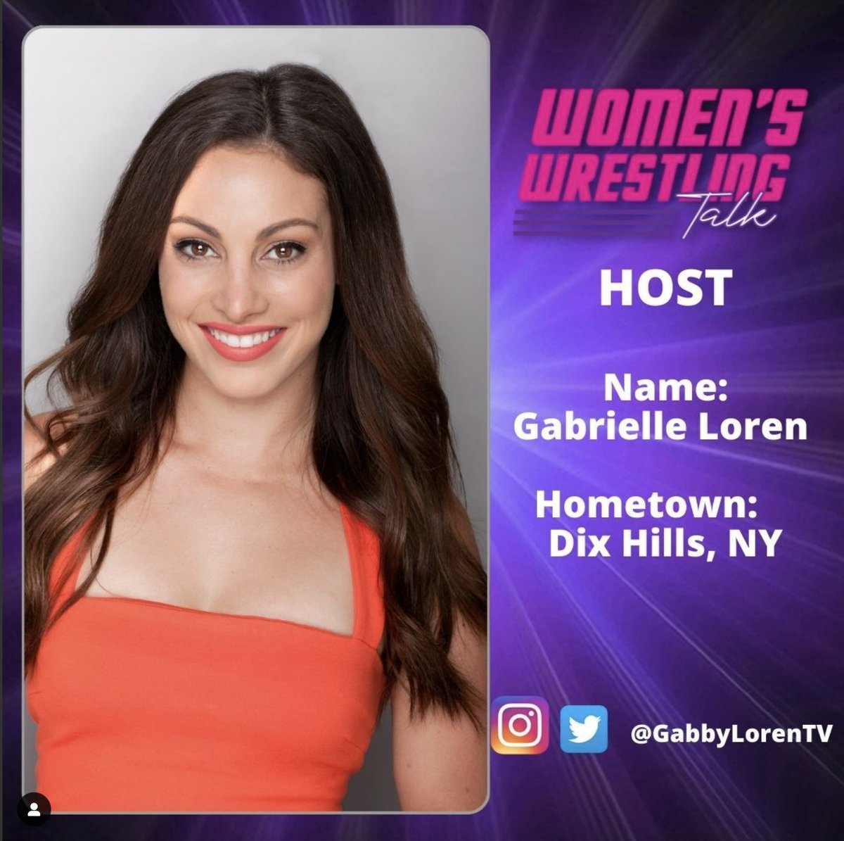 Meet Our Hosts: @gabbylorentv
#womenswrestling #hosts