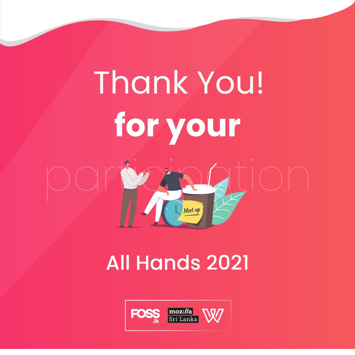 foss_lk's tweet photo. All Hands 2021 finally happened successfully. What we wanted by organizing such an event was to encourage our undergraduates and also to appreciate our hard working volunteering team.
We look forward to working with you all again in the next year as well!
#FOSSLK #MOZILLALK #W https://t.co/YvShWv4Uok