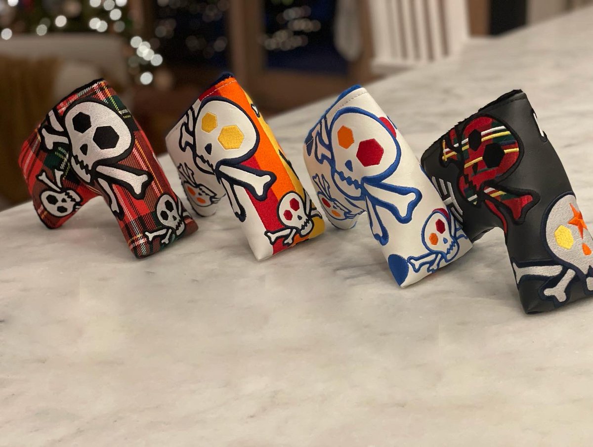 jaykokrak's tweet photo. Thank you @BettinardiGolf!  These putter covers are special to me as they represent my wins this past year. Plus, they have been keeping my putter hot this winter!  Limited drop tomorrow so make sure you pick one up. 2022! LET’S GO! ⛳️🔥 https://t.co/baOg3lEuqa