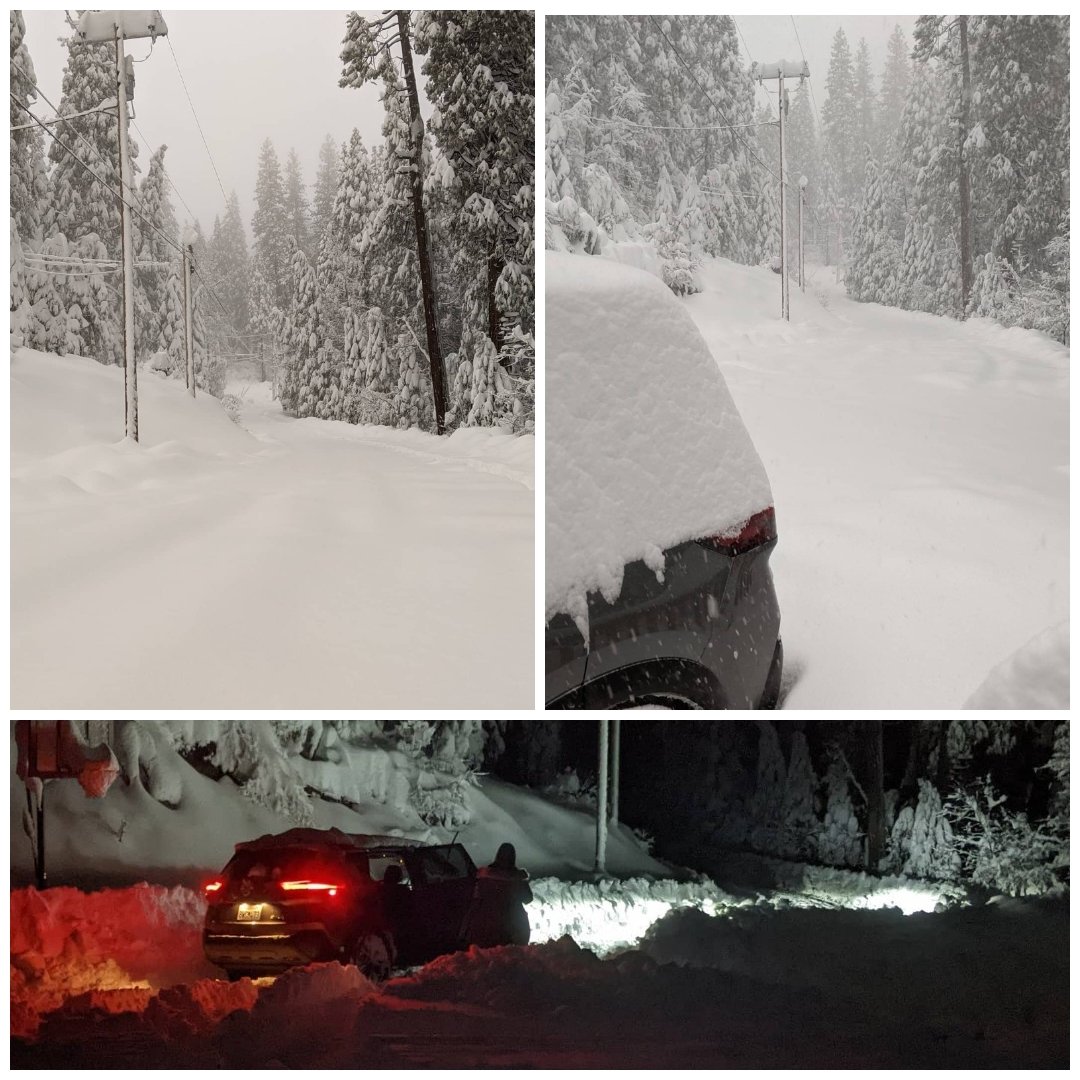 Meanwhile in CA Sierra area...