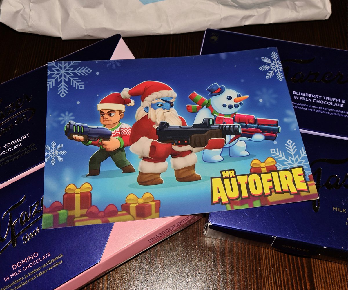 Keepr0's tweet image. Christmas package has finally arrived. Thanks @MrAutofire