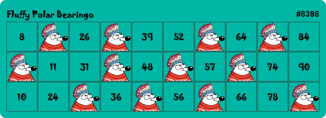 CorIeone_Sol's tweet photo. @polarbearsnft is really care about his community and try best to satisfy us, really appreciate that. Now they are doing Bingo event and cards are looking really dope! Do yourself a favor and buy a fluffy, bc as you can see wgmi!! https://t.co/SQoyXJublk