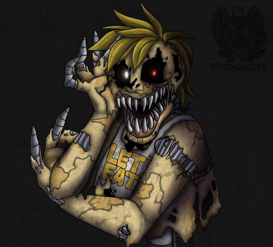 How to Draw Nightmare Chica  Five Nights at Freddy's 