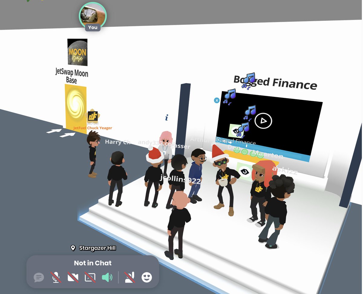 Jetfuelfinance's tweet photo. We're all having a good time in the @boggedfinance booth at the Harvest Moon Festival! π₯³ https://t.co/5fC4xwFPeL