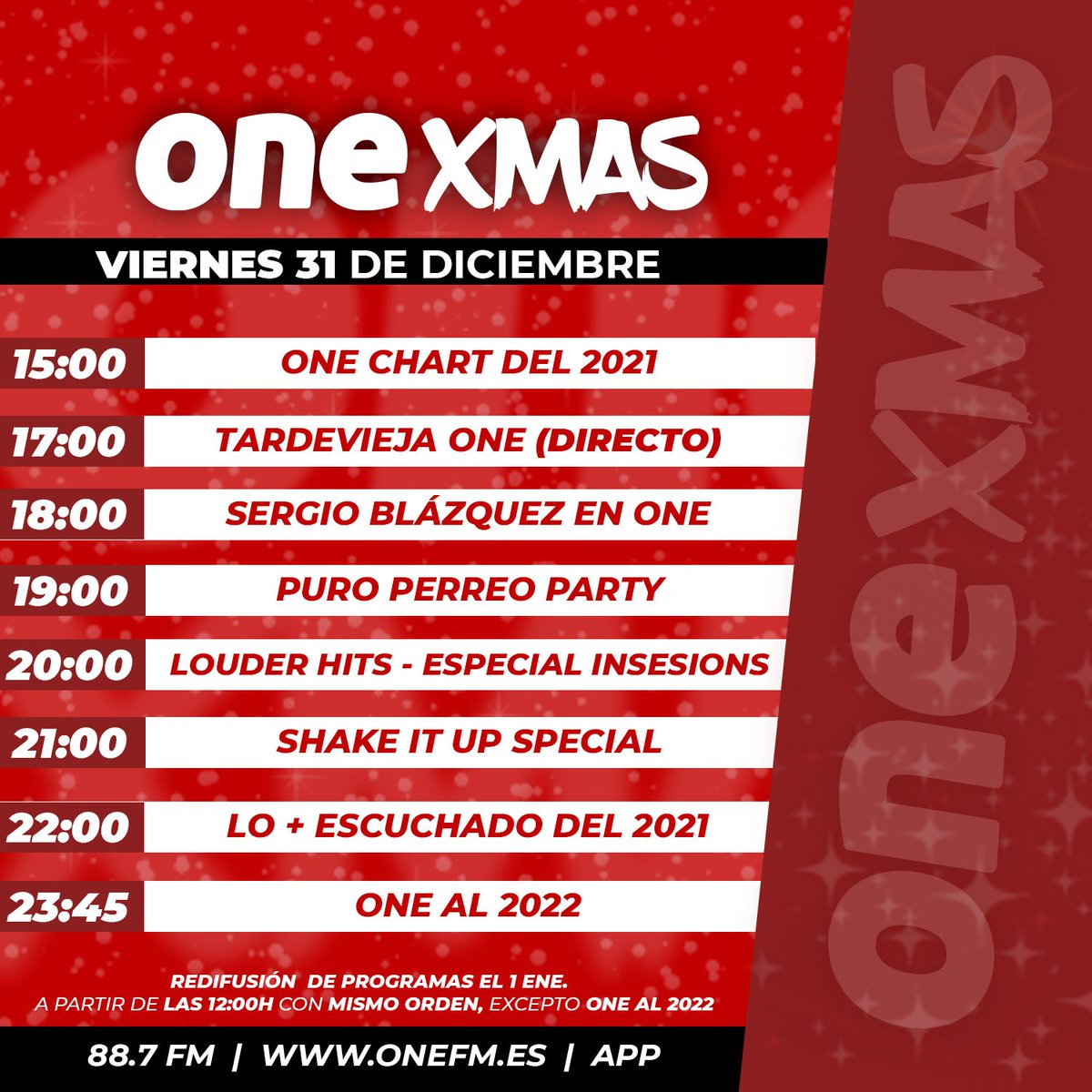 LouderHits's tweet photo. En @onefm_es... ¡Despedimos el año como se merece y por TODO LO ALTO! 🙏🙌💜

Mañana, 31 de diciembre, a las 20h, @bjonesdj en #InSessionsLouderHits 🔥😱🔊

🎙️ @charlyygarcia_

📻 88.7 Albacete
💻 Web: https://t.co/H9JCmyhpq8
📱 App: https://t.co/Sb1p3zOKhR
☎️ 684 32 89 68 https://t.co/VDsAkzzrG6