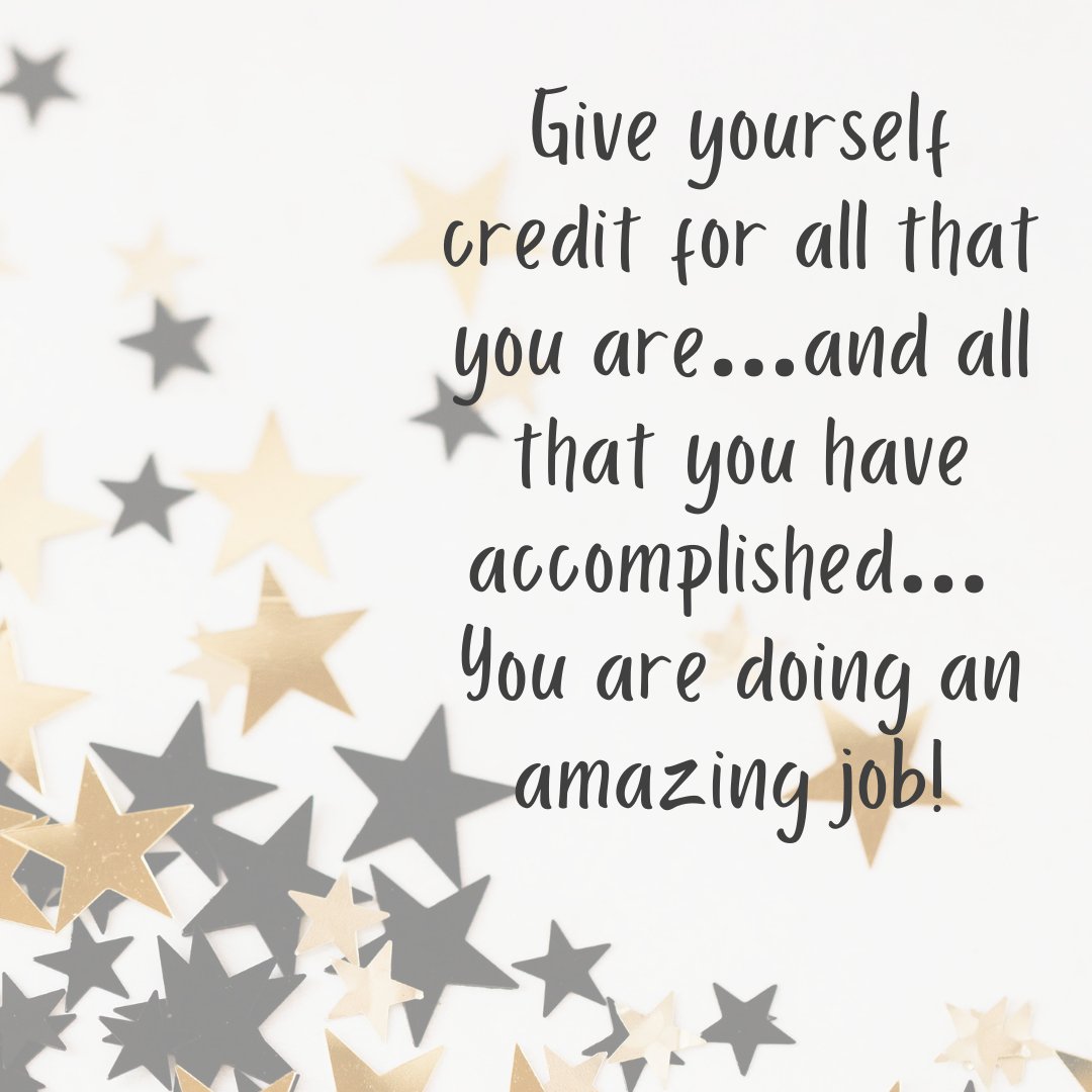 NeatasaPin's tweet photo. Someone needs to hear this today! 

#youaredoinggreat #giveyourselfcredit https://t.co/YCfAFCHYYF