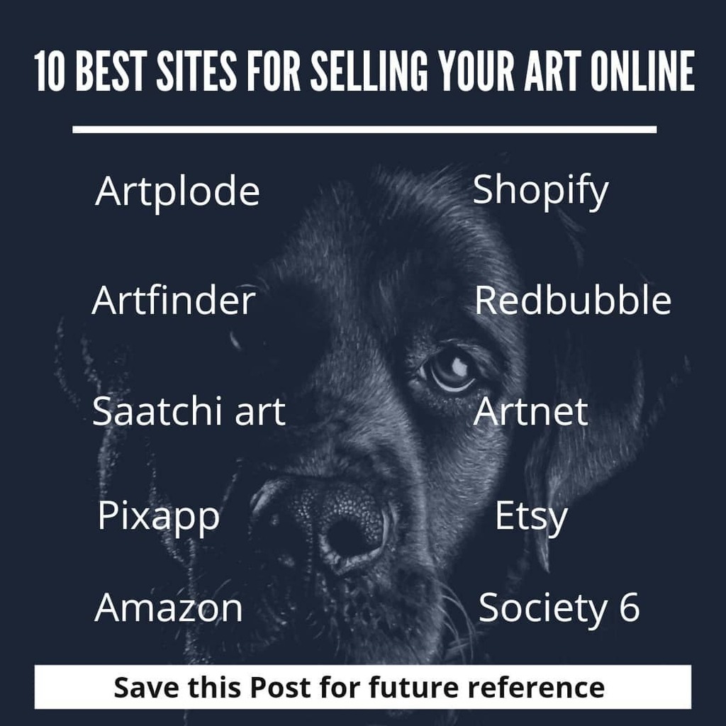 Save this Post for future reference 🙌  If you have a good artwork and if you can't figure out,how to sell it, try these sites. These are some of the sites where you can showcase your art works and sell it online.
 
If this post was useful for you , s… instagr.am/p/CYG3y8MBoUN/