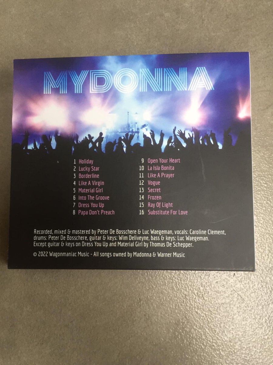 MYDONNA_OffTrib's tweet photo. Mydonna CD RELEASE SHOW
14 januari 2022 Minard Schouwburg Gent 
Tickets €25 
CD €15
Klik op de link hieronder:
https://t.co/ULFJnUZ8xm
#madonna #madonnatribute #mydonna #mydonnatribute #mydonnatributeshow #concert #cd #cdrelease #cdreleaseshow #live https://t.co/vpgRcMzoM4