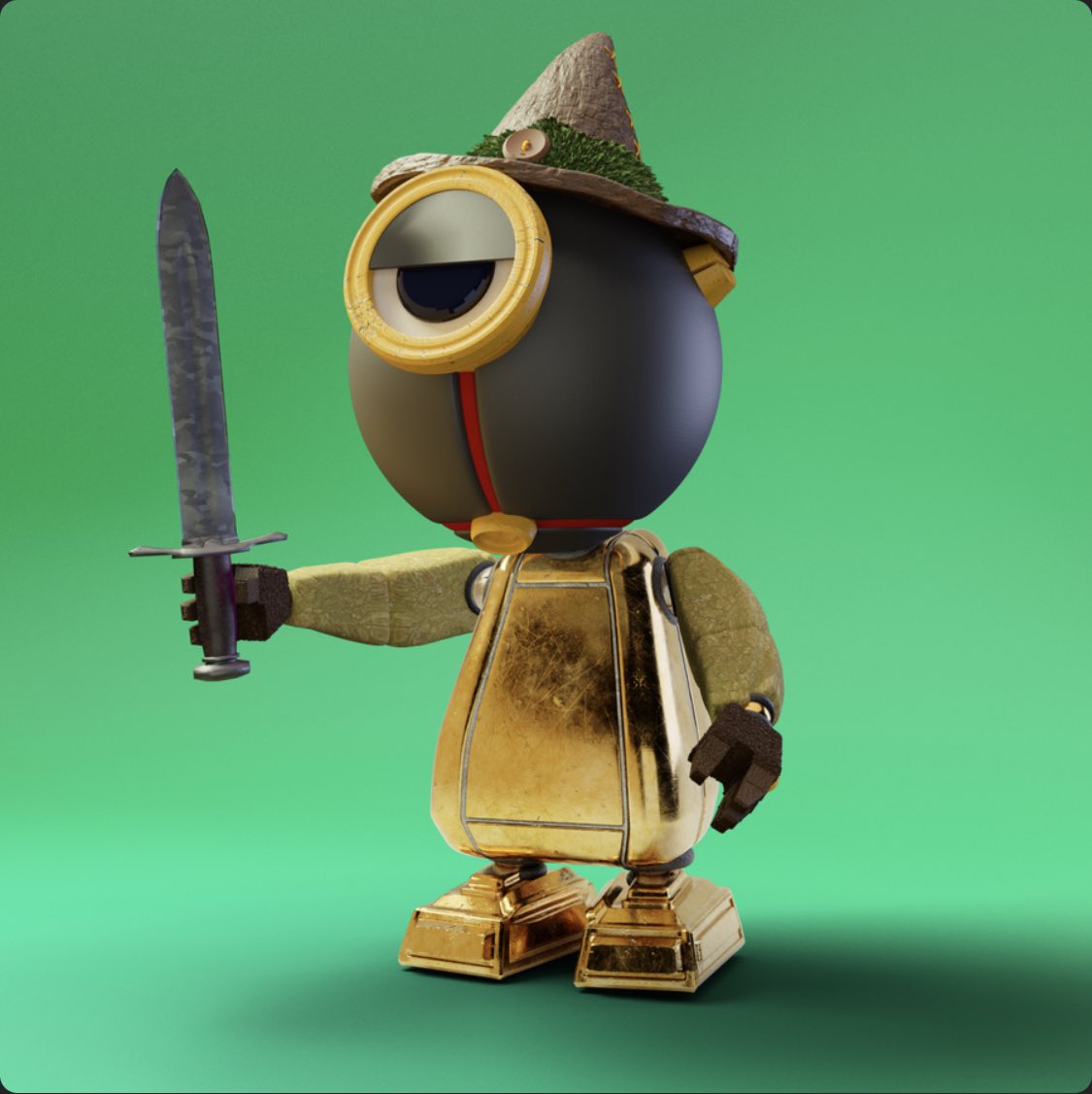 GhostKaNFT's tweet photo. @SolSleepyBots my bby here a Gold one😈🔥 https://t.co/EzVTLSsFs1