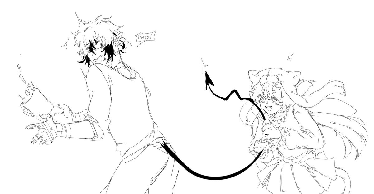 OC
อยู่ๆก็คึกงอกขึ้นมาตอนตีสี่เมื่อคืน
เป็นพ่อหนุ่มพนักงานฝ่ายวาดในบ.นรก
วางไว้ว่าเป็นพ่อหนุ่มที่ถูกขายลงมาจากการที่บอทำสัญญากับซาตานแลกหมอนี้กับเอฟเฟคในซีนอนิเมชั่นปังๆหนึ่งซีน/…
นังทวิตเขียนไม่พอเดี่ยวเวิ้นเพิ่มไว้ข้างล่าง
ภาพสามผู้สาวคนนั้นเป็นออริเพื่อนอีกที 