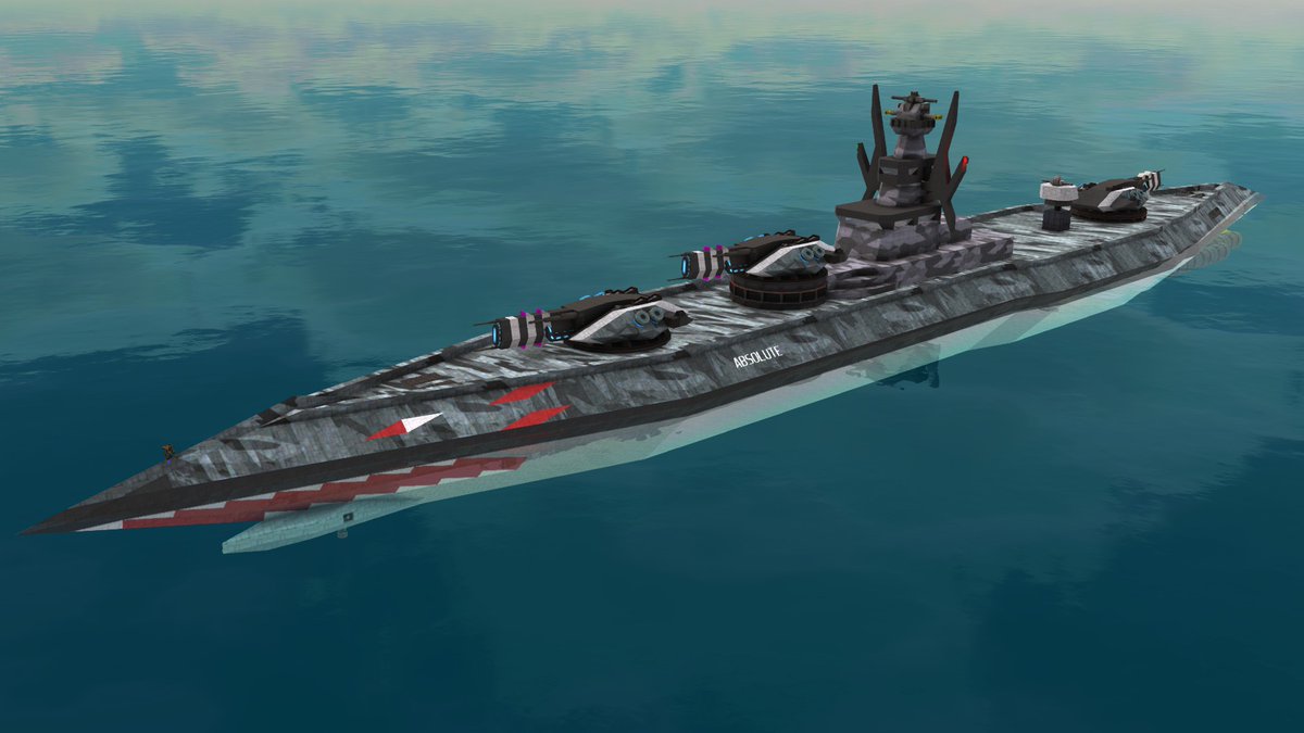 KMID_Numanidive's tweet photo. 初の新型艦ファミリーということで設計に色々と粗があったABSOLUTEﾁｬﾝを大規模改修している
主砲が『反物質砲』3門に換装されている他、艦上構造物や他の装備も一新する
上手くいけばウチの中コスト兵器の中で最も高い火力を持つことになるだろう https://t.co/SfBrqyKlrK
