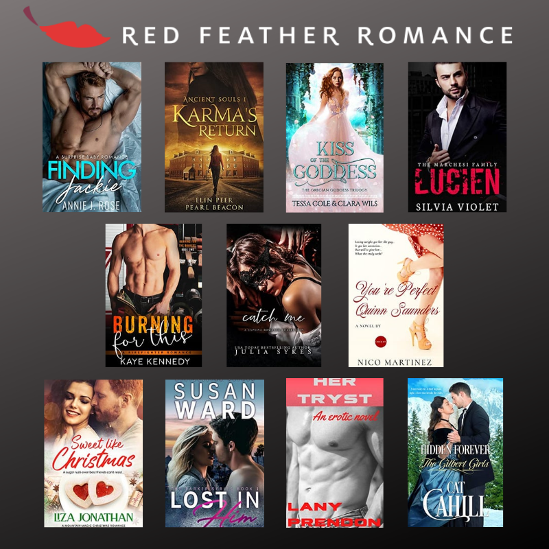 RedFeatherRom's tweet photo. Fall in love with today's incredible romance reads at https://t.co/0w8O6Zc9W3! 🥰🌹 #romance #amreading #books https://t.co/dcTHz4tom9