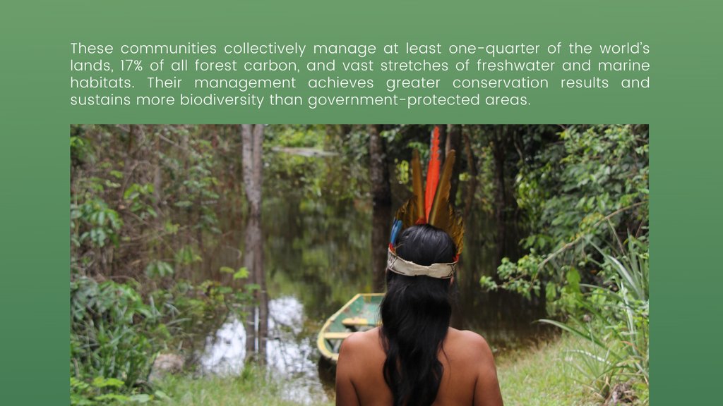 CRDglobal's tweet photo. Indigenous communities make up 37% of the world's remaining natural land. The benefits of conservation, including biodiversity protection, are due to these communities.  communities. 

Make the switch to sustainable investing today with https://t.co/7H4XFjBSGi

#fintech #esg #sdg https://t.co/bHl1zLiGg3