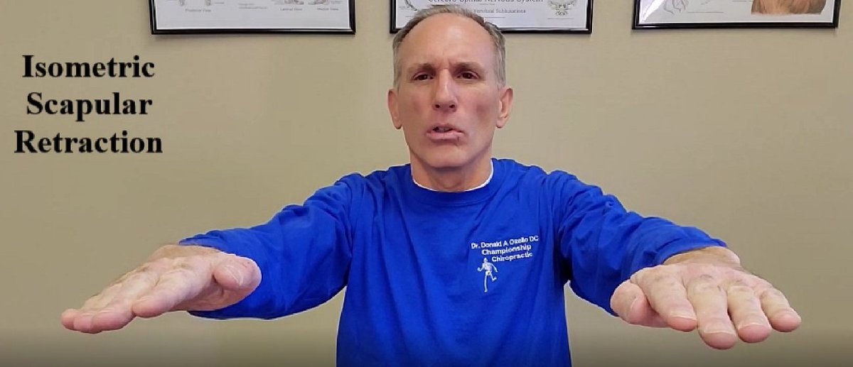 drdozellodc's tweet photo. Isometric Scapular Retraction
Dr Donald A Ozello DC of Championship Chiropractic
#vegaschiropractor #lowertraps #middletraps #trapezius #traps #rhomboids #rhomboidmajor #rhomboidminor #scapularetraction #scapularretraction https://t.co/kachEwtllL https://t.co/xxdXwljNV1
