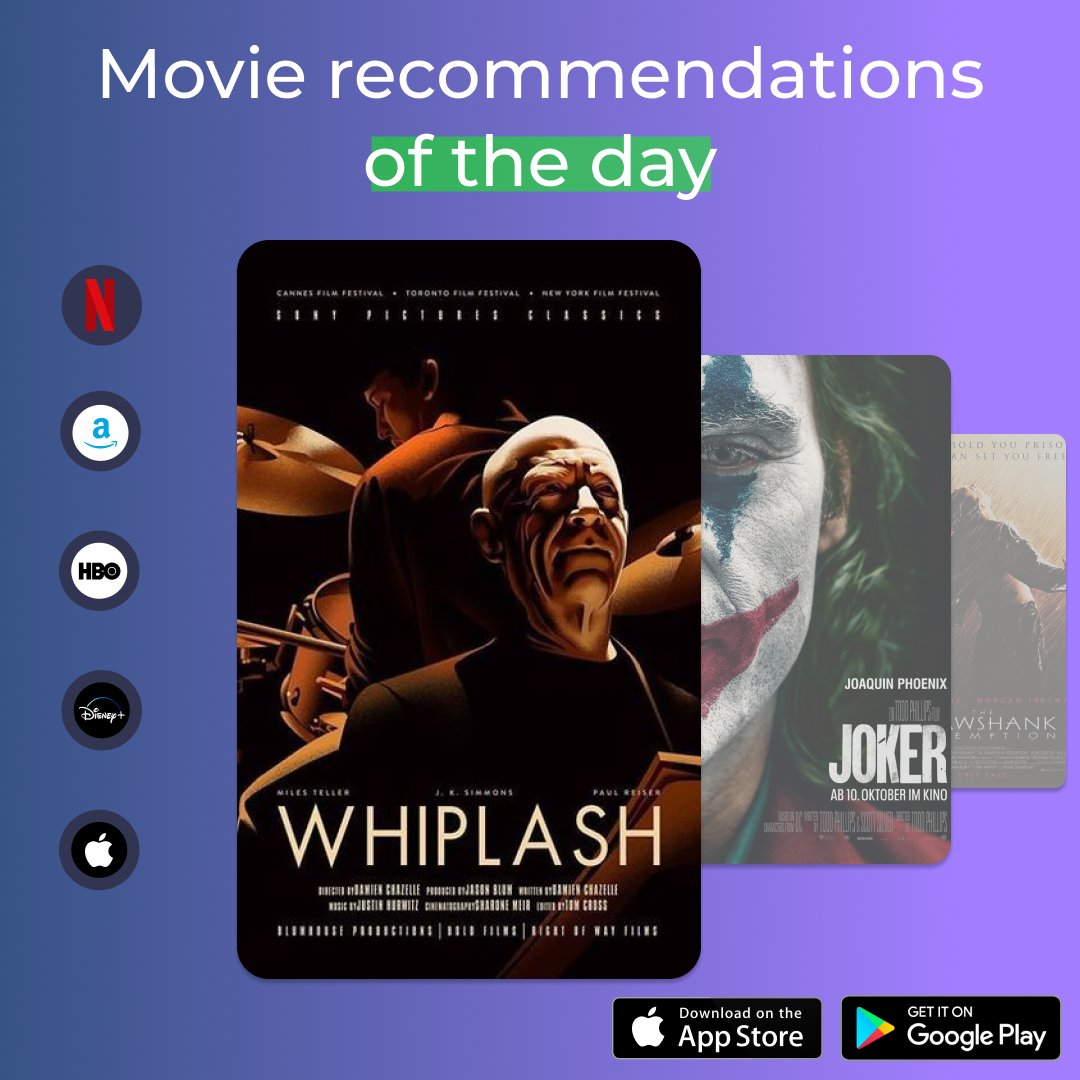 lifetapai's tweet photo. Tired of the same old movie recommendations? Lifetap recommends movies that suits you and your group of friends, for this winter!  

Download LifeTap: https://t.co/sTMYU3BQJY

#movies #machinelearning #recommend #AI #thingstodo #berlin2021 https://t.co/gXkEybduoL
