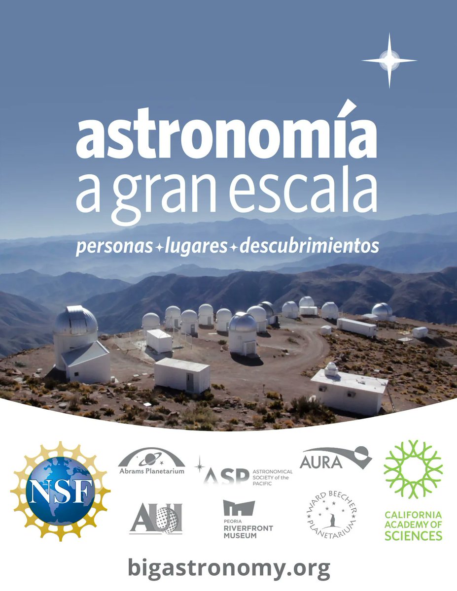 ¿Está buscando un espectáculo de planetario increíble que promueva las carreras STEM, #Ciencia y Astronomía? ¡Te tenemos! Vaya a buff.ly/2TtTwf0  y obtenga más información sobre el espectáculo del planetario #BigAstronomy que inspira a las personas a perseguir #STEMcareer