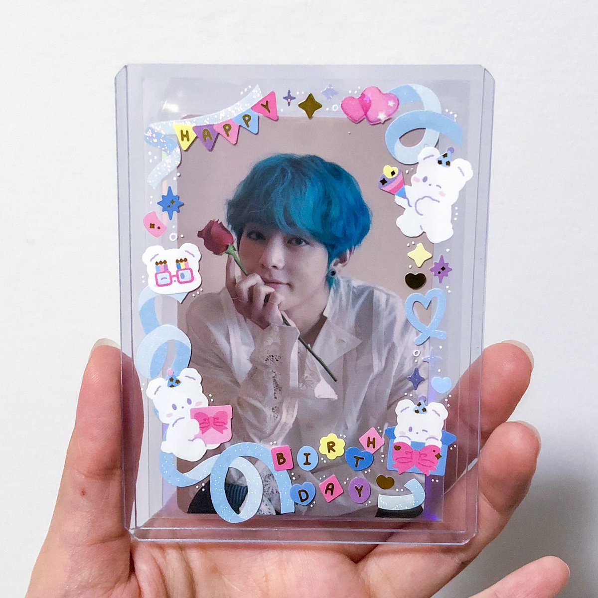 whtnonsensesrly's tweet photo. 🐻 Doll sourced by @BTSDollComm 
👘 Doll clothes GO by @porcelain_tigrr 
🎂 Toploader by @forgukks https://t.co/Qlu1BRXE4F