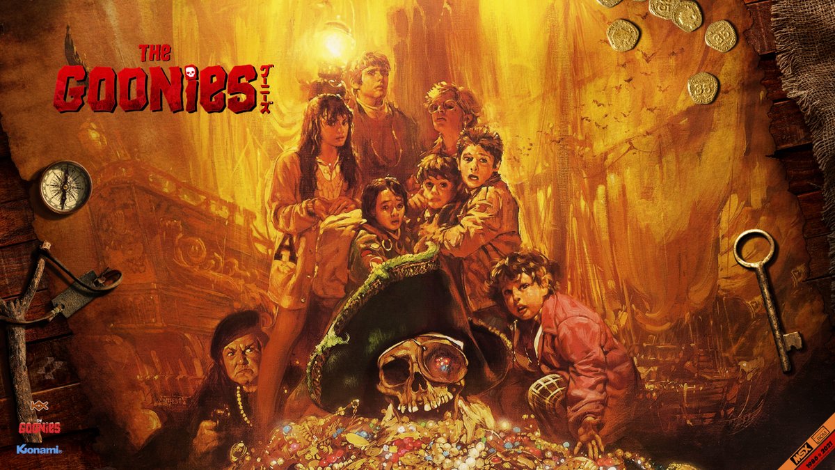The Goonies / グーニーズ - [MSX]
Konami, 1986

Tamaño: 2560x1440
deviantart.com/kontxouso/art/…
#MSX #KONAMI
