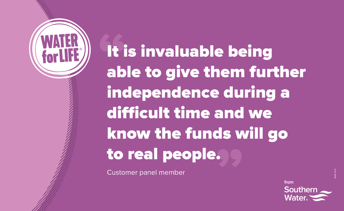Applications for our Community Grant Scheme close tomorrow!

If you belong to a local group in #Hampshire, #Sussex, #Kent or #IsleofWight, get in touch: ow.ly/k0HB50HkQhr 

Here’s what some of our customer panel said about the charities we’ve recently started to support…