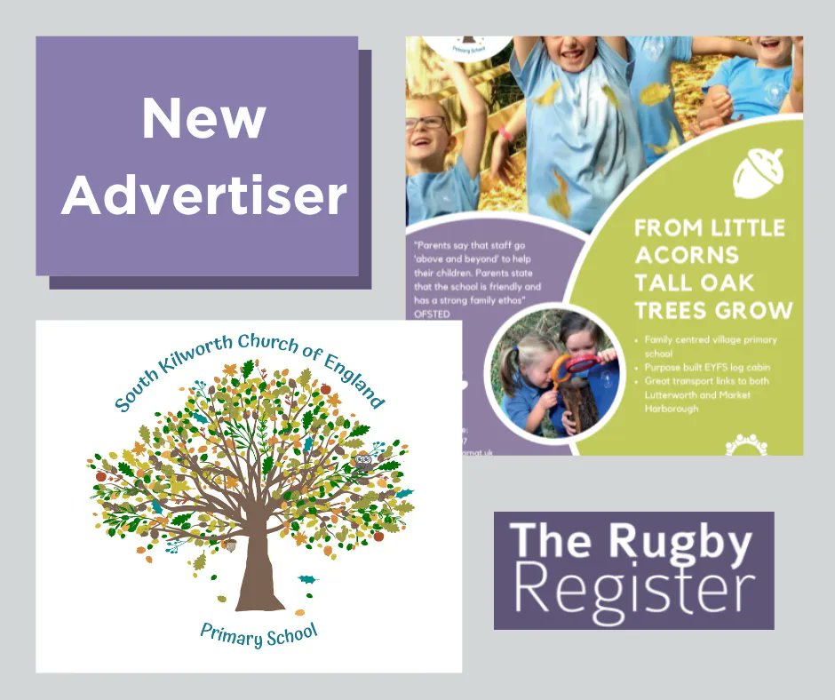 We would like to welcome South Kilworth School as a new advertiser to The Rugby Register. See page 16 for more information or visit the digital version of the magazine on our website. rugbyregister.co.uk
#rugbyregister #rugbyinwarwickshire #supportlocalinrugby